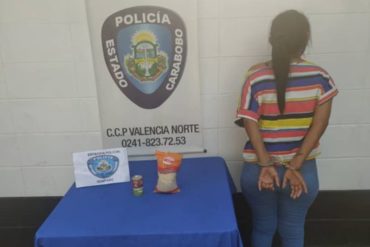 ¡INDIGNANTE! Detenida una mujer en Carabobo por hurtar un kilo de arroz