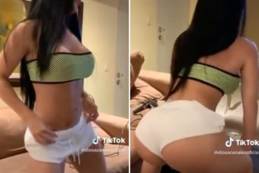 ¡QUÉ LOCO! Una embarazada Diosa Canales se unió a la tendencia de “Los mejores cul*s están en Venezuela” (+Video hot)