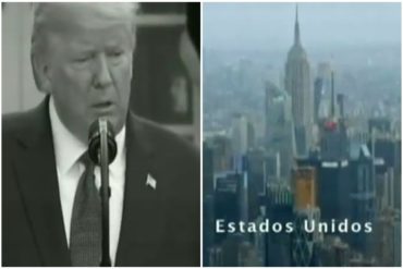 ¡VERGONZOSO! El video que transmite VTV para politizar la crisis por el coronavirus en EE UU y criticar a Trump