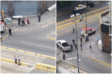 ¡LAMENTABLE! Reportan muerte de un ciudadano en la avenida Fuerzas Armadas de Caracas (+Videos)