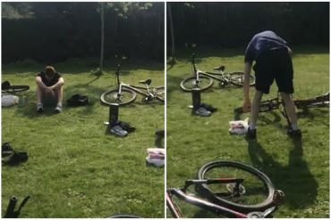 ¡INACEPTABLE! Enfermera indignada grabó a un grupo de jóvenes que violó la cuarentena para beber cerveza en un parque: “Son unos completos idiotas” (+Video)