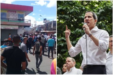 ¡BIEN CLARO! Guaidó se pronuncia por recientes protestas: “De nada sirve la represión cuando prevalece el hambre”