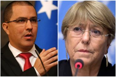 ¡CON EL MISMO CUENTO! Arreaza le pide a Bachelet que incluya «la necesidad» de levantar sanciones a Venezuela por el COVID-19