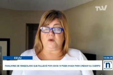 ¡MUY TRISTE! Venezolana pide ayuda para que no sepulten a su hermano en fosa común de Nueva York (murió por COVID-19)