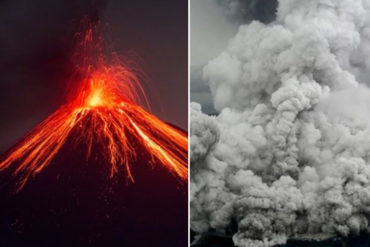 ¡VEA! Las imágenes más impactantes del volcán Krakatoa que entró en erupción este #11Abril (+Fotos +Videos)