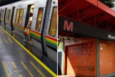 ¡ATENCIÓN! Metro de Caracas informa que 10 estaciones no prestarán servicio comercial este #22May