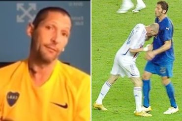 ¡AQUÍ LO TIENE! Materazzi reveló qué le dijo a Zidane antes del icónico ‘cabezazo’ del Mundial de 2006 (+Video)