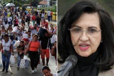 ¡OJO PELA’O! Colombia “no puede cubrir” el costo para asistir a un gran número de migrantes venezolanos, afirma Claudia Blum