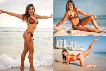 ¡CANDELA! “Qué cuerpo más hermoso”: exanimadora de Rugemanía enloquece las redes con sus rutinas de ejercicio en traje de baño (+Fotos hot)