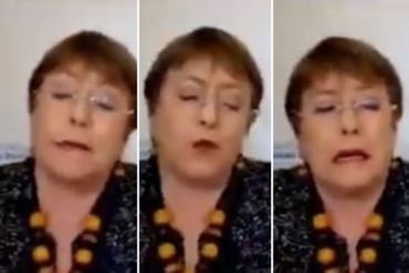 ¡ASÍ LO DIJO! Michelle Bachelet: “La situación económica en Venezuela es crítica desde antes y se ha agravado con las sanciones” (+Video)