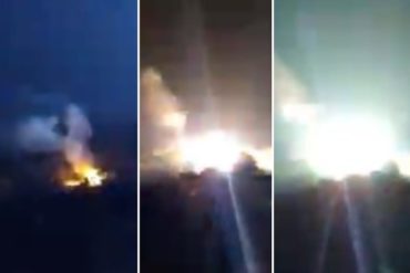 ¡GRAVE! Incendio en la subestación eléctrica de San Ignacio de Cúa deja a sus habitantes sin luz (+Video)