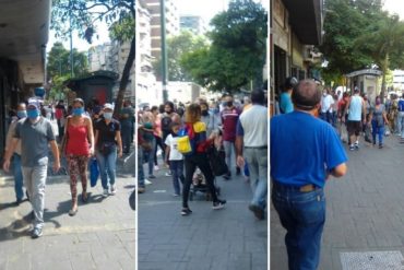 ¿Y ENTONCES? Así de aglomerados están los caraqueños en la avenida Fuerzas Armadas este #15May (Cero distanciamiento social +Fotos +Videos)