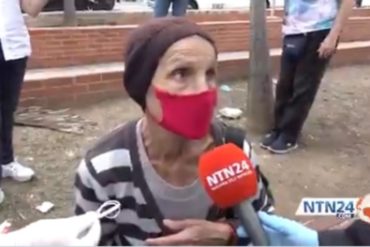 ¡DESGARRADOR! “Ya son muchas cosas, estoy obstinada, me quiero morir”: El demoledor llanto de una anciana venezolana en protesta por agua (+Video)