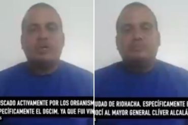 ¡SE LO MOSTRAMOS! “Me plantearon una operación militar organizada por el gobierno norteamericano”: El nervioso testimonio de “Alias Pimienta” que compartió Jorge Rodríguez