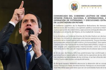 ¡PENDIENTES! Gobierno interino alerta a la comunidad internacional de una posible escalada represiva del régimen (+Comunicado)