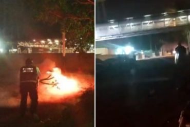 ¡LO QUE FALTABA! Se registró un incendio en estación de servicio Las Palmas en Guacara tras presuntas irregularidades en la distribución de gasolina (+Videos)