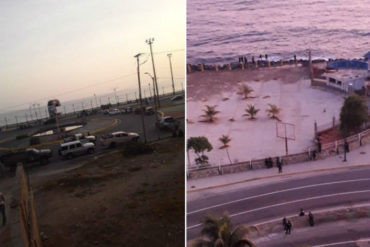 ¡ATENCIÓN! Fuerte presencia policial este #03May en Macuto y La Guaira tras denuncia del régimen sobre supuesto intento de incursión armada (+Fotos)