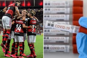 ¡ABRUMADOR! Club de fútbol de Brasil prende las alarmas tras detectar al menos 38 casos positivos por COVID-19 tras ola de test masivos