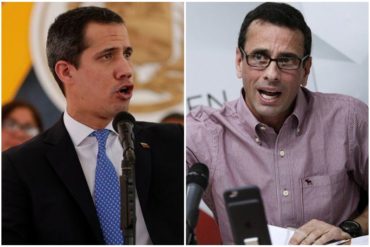 ¡LE SACÓ LA ESPALDA! Capriles sobre su distancia con Guaidó: “Cuando fue la figura, yo lo respaldé, pero no me pidas que a los errores hay que echarle tierrita”