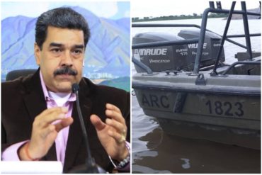 ¡ASÍ MISMO! Lo que dijo Maduro sobre el hallazgo de las 3 lanchas de combate de la Armada de Colombia (+Video)