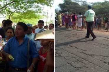 ¡SE CANSARON! Habitantes de la Guajira protestaron este #9May por falta de alimentos y fueron otra vez reprimidos por funcionarios de la GNB (+Fotos)