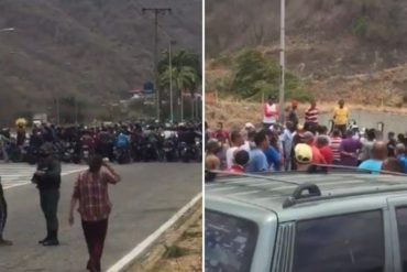 ¡SE LO MOSTRAMOS! Protestaron en la Gran Mariscal de Ayacucho para exigir suministro de combustible (+Video)