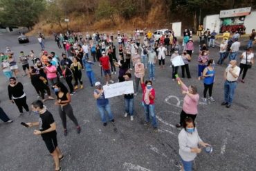 ¡LE CONTAMOS! GNB llegó a Palo Verde para dispersar protesta de vecinos por falta de agua (+Fotos)