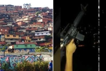 ¡PLOMO PAREJO! Se registró un nuevo enfrentamiento entre bandas en el barrio José Félix Ribas de Petare (+audio del tiroteo)