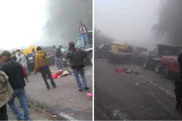¡HORROR! Accidente en una cola para surtir gasolina en la Colonia Tovar deja una adolescente fallecida y varios heridos este #15May (+Fotos +Video)