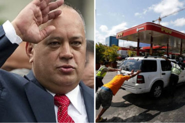 ¡AH, OK! La amenaza de Diosdado a quienes abusen del nuevo sistema de precios de la gasolina: “A los vivos los vamos a agarrar”