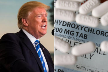 ¡LE CONTAMOS! Donald Trump reveló que está tomando hidroxicloroquina: “No me va a hacer daño”