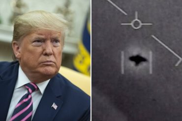 ¡LE CONTAMOS! «Me pregunto si es real»: Lo que dijo Trump sobre las imágenes de ovnis publicadas por el Pentágono