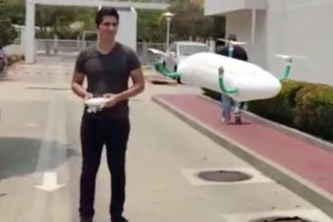 ¡LE CONTAMOS! «Una solución tecnológica a la emergencia»: Venezolano crea un dron para transportar medicinas