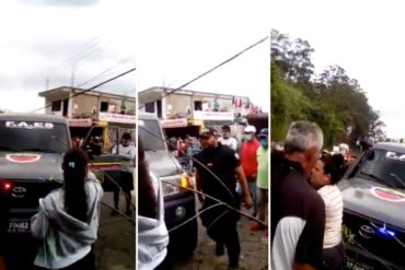 ¡ALERTA! Las FAES dispersan una protesta en Táchira con disparos de arma de fuego (+Video)