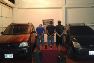 ¡CAPTURADOS! Detuvieron a 3 hombres en La Guaira que vendían gasolina en dólares