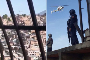 ¡MIRE! Reportan sobrevuelo de helicópteros del Cicpc en el barrio José Félix Ribas este #8May (+Foto +Video)