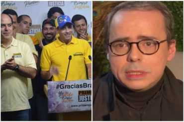 ¡EN LA CALLE! J.J. Rendón en respuesta a comunicado de PJ: “Me parece miserable porque yo asesoré ad honorem a Capriles en su campaña electoral”