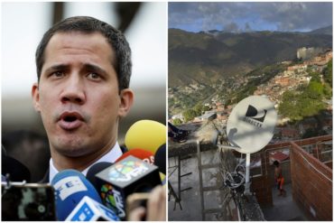 ¡SE LO MOSTRAMOS! El esperanzador mensaje de Guaidó a los venezolanos sobre DirecTV: “La señal de podría volver a tu hogar” (+Detalles)