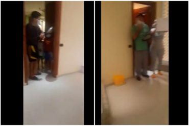 ¡NADIE RESPONDE! «¡Nos queremos ir!»: retornados protestaron en un hotel donde se mantienen en confinamiento (+Video)