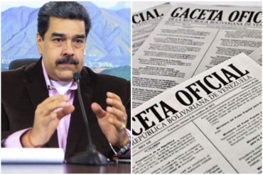 Un mes después de anunciarlo: régimen de Maduro publicó en Gaceta Oficial el aumento de bonos de alimentación y de «guerra»