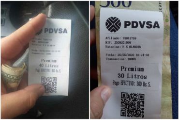 ¡OJO CON ESTO! Periodista asegura que son falsas «facturas» que circulan con supuesto precio de la gasolina: «Son recibos de trabajadores de Pdvsa»