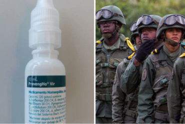 ¡OÍDO AL TAMBOR! El medicamento cubano que estarían suministrando a los militares para evitar contagios por COVID-19