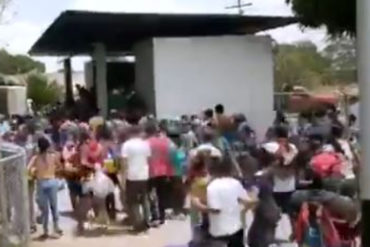 ¡ALARMANTE! Denuncian disturbios en jornada de alimentación dispuesta por el régimen en El Furrial, estado Monagas este #9May (+Video)