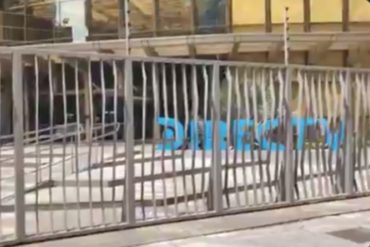 ¡ATENCIÓN! Reportan que la sede de Directv en Caracas se encuentra cerrada tras el anuncio del cese de operaciones en Venezuela (+Video)