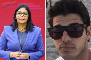 ¿TAMBIÉN? Delcy Rodríguez señala al hijo de Henry Ramos Allup de formar parte de una supuesta “conspiración” contra Pdvsa