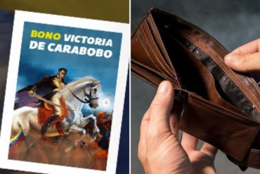 ¡AH, OK! Sal y agua: régimen inició la entrega del bono Victoria de Carabobo a través del carnet de la patria (+El pírrico monto)