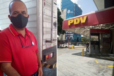 ¡ANGUSTIADOS! Trabajador de gasolinera expropiada por el régimen en Caracas: “No sabemos qué va a pasar con nosotros” (Van a poner a los chamos de chamba juvenil)