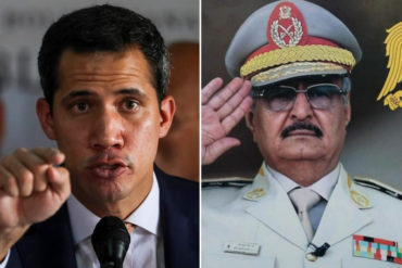 ¡SEPA! Guaidó denuncia que el avión del rebelde libio Jalifa Hafter está en Venezuela