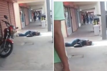 ¡DEBES VERLO! “Había comentado que se sentía mal”: Una mujer se desplomó mientras caminaba en un mercado del Zulia (+Video impactante)