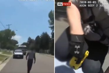 ¡LE MOSTRAMOS! Un policía repite la escena de George Floyd contra otro hombre afroamericano en EEUU y se hace viral en las redes (+Video)